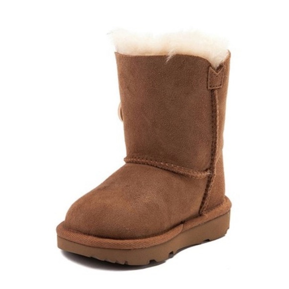 UGG® Bailey Button II Boot - Toddler / Little Kid - Chestnut | NEW in BOX!!🤎🤎 - Picture 3 of 9